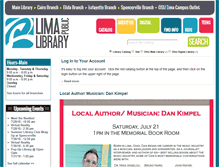 Tablet Screenshot of limalibrary.com